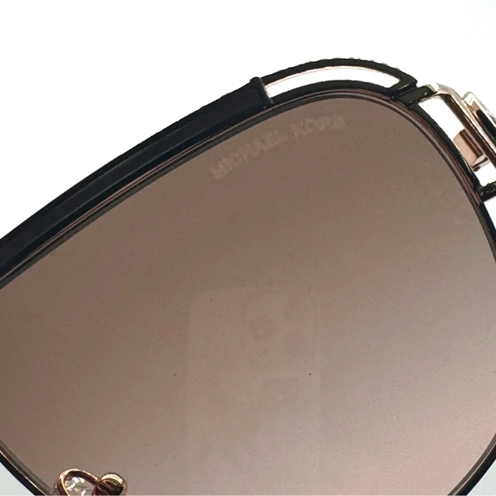 Michael Kors Vienna Rose Gold Aviator Sunglasses with Gradient Lenses MK1102 - Picture 6 of 11